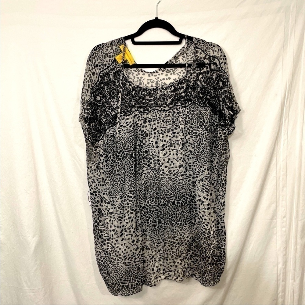 𝅺catherine Malandrino Silk Blouse